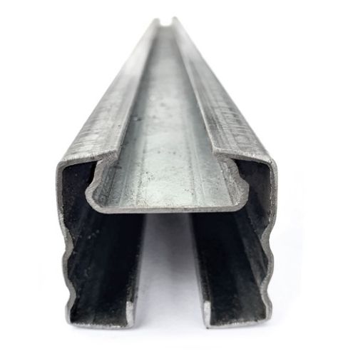 Poza cu Profil H 40x40 cu autosusținere și sârmă plastifiată GEO 3m – fixare folie fără țeavă suplimentară