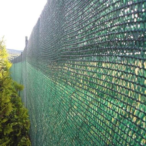 Poza cu Plasă de umbrire 35% verde pentru sere, solarii și grădină