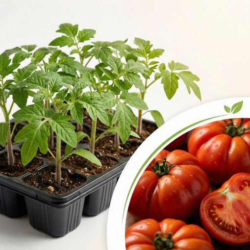 Poza cu Răsaduri profesionale de roșii „Roșia Bunicii”