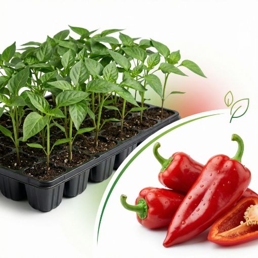 Poza cu Răsaduri profesionale de kapia Kaptur în alveole de 70